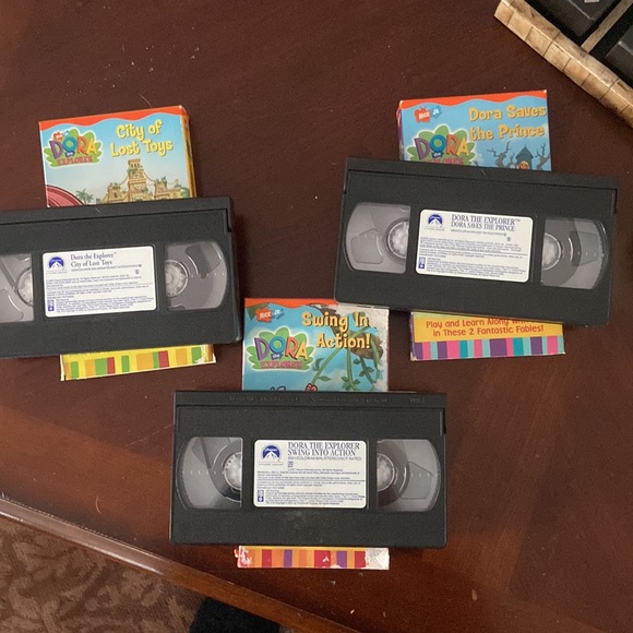 Set of 3 Dora the Explorer VHS tapes Nick jr Fun & Educational videos - Picture 6 of 6
